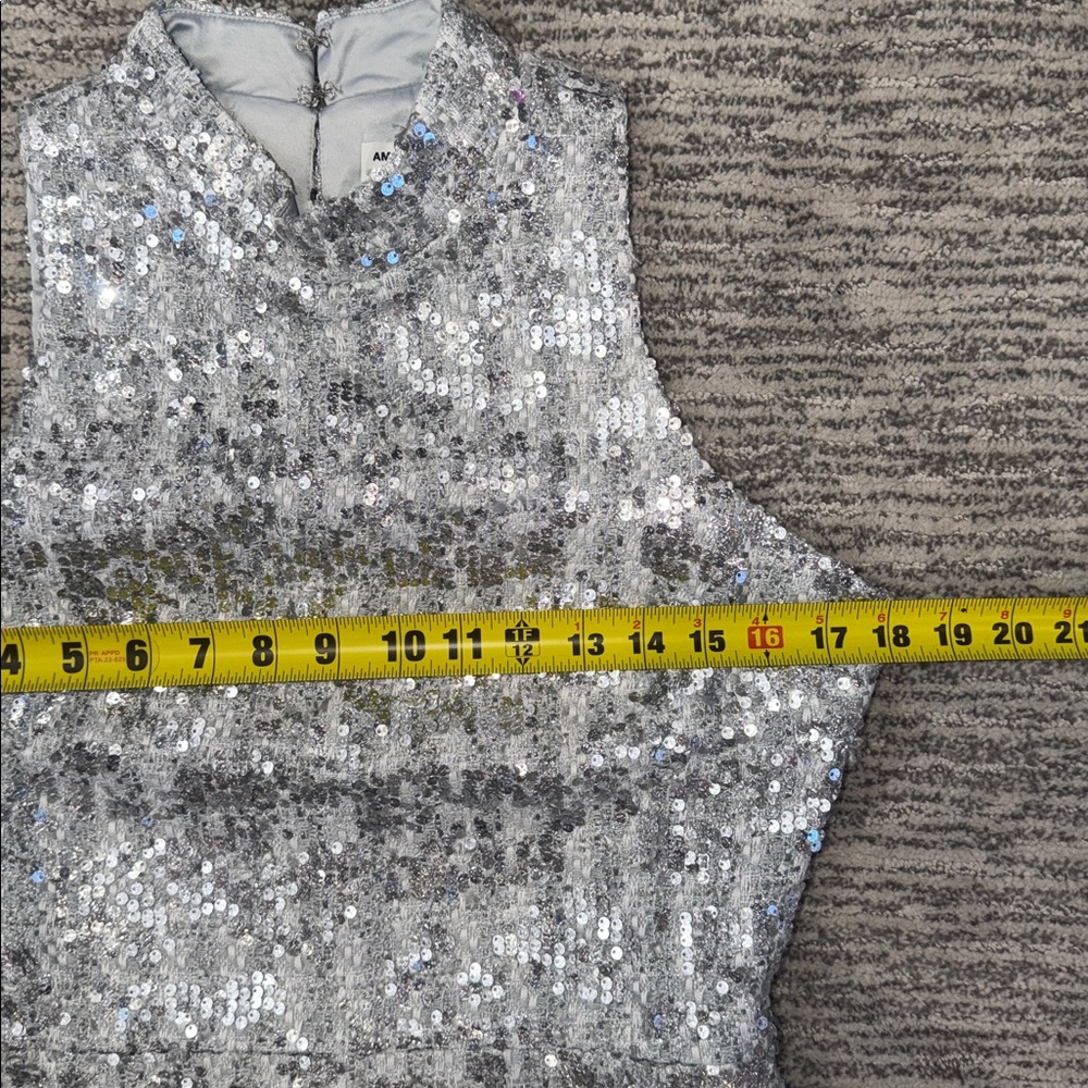 NWT Amanda Uprichard  Marshall Mini Dress in Stellar Medium Revolve - Picture 8 of 15